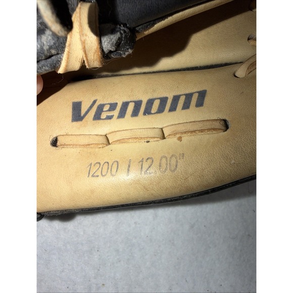 Nike Venom 1200 12" Baseball Glove RHT Youth Brown Black Leather - Picture 4 of 16